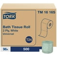 thumbnail image 2 of Tork Universal 2-Ply White Bath Tissue, 96 rolls, 500 sheets/roll, 2 of 8