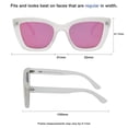 thumbnail image 3 of OOMF Beautiful Freak Cat Eye Women's Sunglasses, 3 of 6