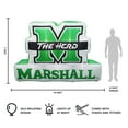 thumbnail image 4 of Logo Brands Marshall Thundering Herd Pre-Lit 7’x10’ Team Inflatable, 4 of 6