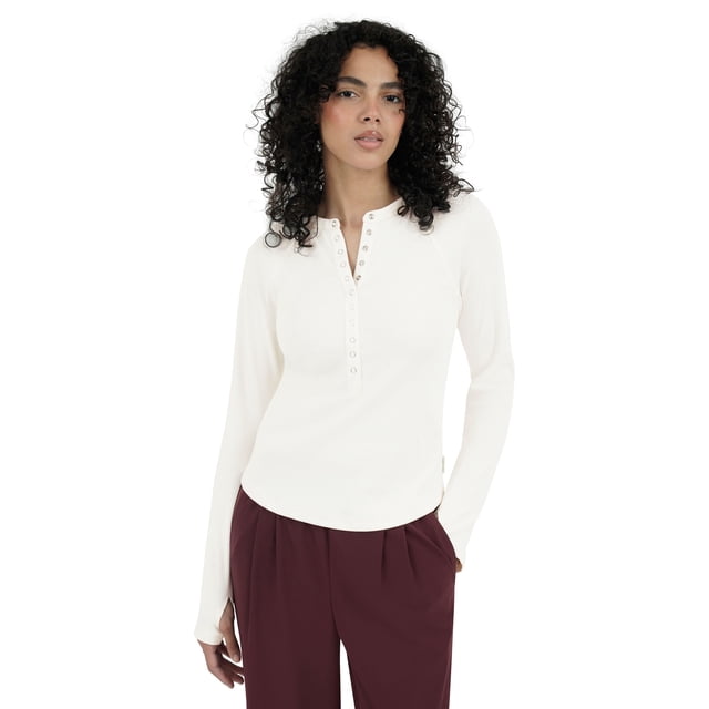 Outdoor Voices Women's Rib Henley Top