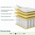 thumbnail image 2 of ZINUS Night Therapy 12” Medium Firm Euro Top Hybrid Mattress, 2 of 10