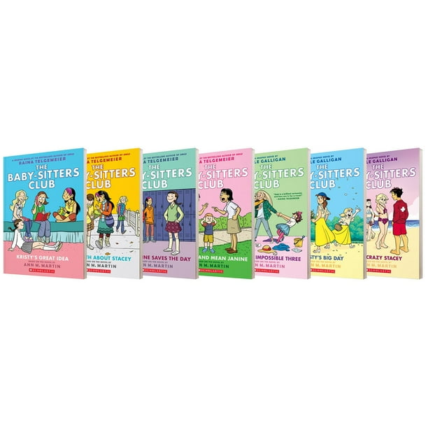 Baby-Sitters Club Graphix Box Set- Books 1-7 of 19, Paperback