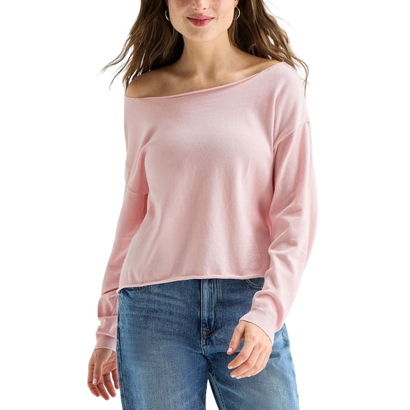 Aeropostale Women's Off-The-Shoulder Sweater