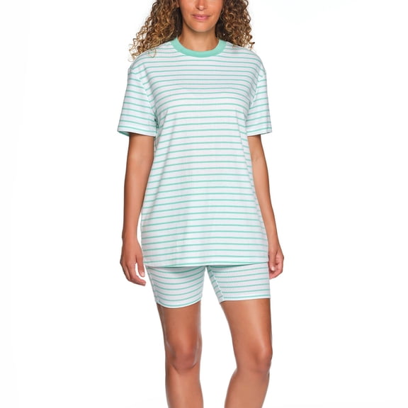 LOFT Women's 2-Piece Bike Short Pajama Set