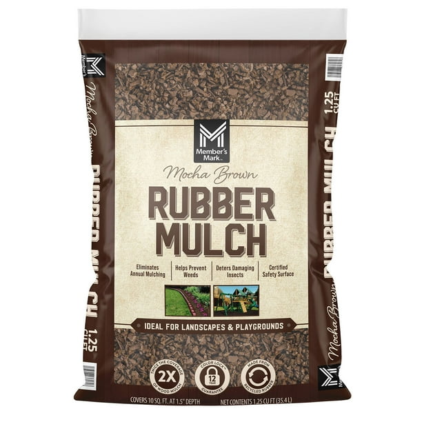 ダムバスターズ　木製プラーク Member's Mark Rubber Mulch, 1.25 cu. ft. - Samsclub.com