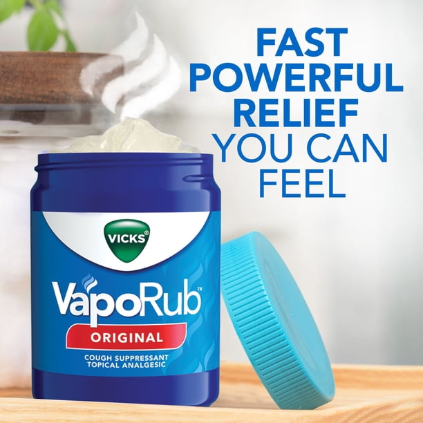 topical tobacco paste Vicks VapoRub Topical Analgesic Ointment, 3.53 oz., 2 pk