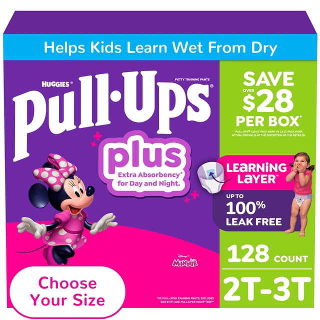 Pull-Ups Training Pants for Girls, Sizes 2T-6T