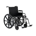 thumbnail image 4 of Medline Heavy Duty Wheelchair, 22" Seat, 500 lb Weight Capacity, Black, 4 of 5