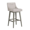 thumbnail image 2 of HH2 Home Upholstered Tapered Back Wood Adjustable Height Swivel Bar Stool, 2 of 19