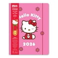 thumbnail image 1 of 2026 Hello Kitty Playful Pink Just Right Monthly Planner with Enamel Charm Bookmark, 1 of 8