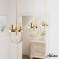 thumbnail image 1 of Hunter Karloff with Clear Glass Pendant Ceiling Light Fixture, 1 of 7