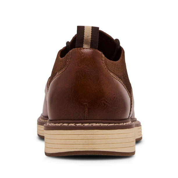 STEVE MADDEN MEN'S Lightweight Lace-Up Casual DRESS SHOE (Cognac, 9)