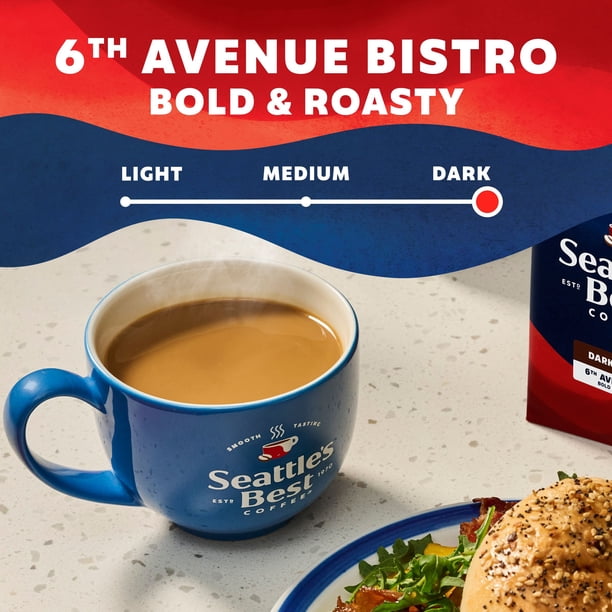 Seattle's Best Coffee 6Th Avenue Bistro Dark Roast Ground Coffee - 32 oz