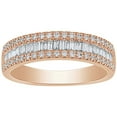 thumbnail image 1 of 0.46 CT. T.W. Baguette and Round Diamond Band in 14K Gold, 1 of 5