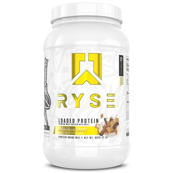 Ryse 25g Loaded Protein Powder, Cinnamon, 2 lbs.