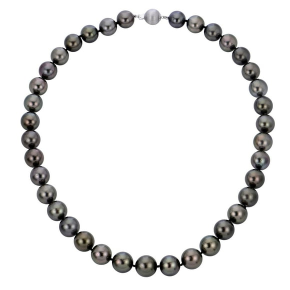 Graduated Cultured Tahitian Pearl Necklace in 18K Gold
