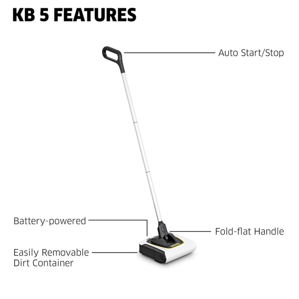 Kärcher Cordless Electric Broom, Model KB 5 - Samsclub.com