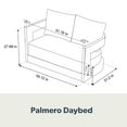 thumbnail image 6 of Member's Mark Palmero Oversized Chaise Lounge Set with Sunbrella Fabric, 2pc, 6 of 7