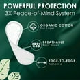 thumbnail image 3 of L. Ultra Thin Organic Cotton, Unscented Liners, Regular, 336 ct., 3 of 10
