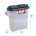 thumbnail image 3 of Buddeez Weatherproof Storage Container for Large Bags of Wood Pellets, Charcoal, Pet Food and More, 2-Pack, 3 of 5