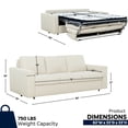 thumbnail image 8 of Stearns & Foster Turnberry Queen Sofa Bed with 5" Memory Foam Mattress, 8 of 10