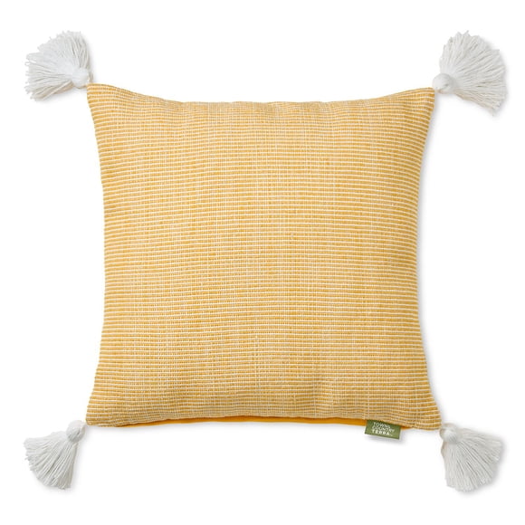 Town & Country Terra Alara Ribbed Texture Decorative Pillow, Choose Size