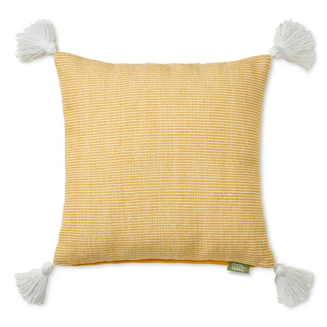 Town & Country Terra Alara Ribbed Texture Decorative Pillow, Choose Size