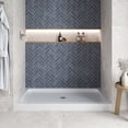 thumbnail image 1 of Streamline 60 in. x 36 in. Alcove Acrylic Shower Base With Left, Center or Right Drain / Glossy Black or White, 1 of 9