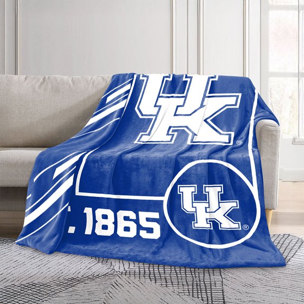 Kentucky Wildcats ロゴ入り ジャガード織 ブランケット Kentucky Gear