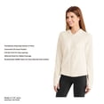 thumbnail image 8 of Member's Mark Women's Extra Warm Waffle Jacket, 8 of 9
