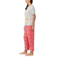 thumbnail image 3 of Character Women's Short Sleeve and Pant Pajama Set, 3 of 7
