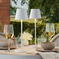 thumbnail image 1 of Member's Mark White LED Patio Touch Lamps, Set of 2, 1 of 3
