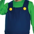 thumbnail image 4 of Nintendo Super Mario Bros. Luigi Adult Deluxe Costume, 4 of 7