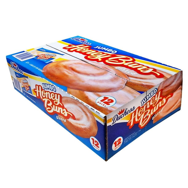Duchess Jumbo Glazed Honey Buns, 12