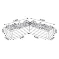 thumbnail image 4 of The Organic Garden Co. L-Shaped Garden Bed - Woodland Gray, 4 of 9