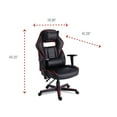 thumbnail image 3 of Alera Racing Style Ergonomic Gaming Chair, Assorted Colors, 3 of 10