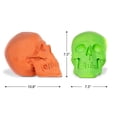 thumbnail image 6 of Gerson International 7.5" Flocked Skulls, Set of 2, 6 of 6
