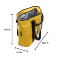 thumbnail image 3 of Logo Brands West Virginia State Yellow Jackets Gameday Insulated Tote, 3 of 3