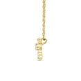 thumbnail image 4 of 0.08 CT. T.W. Diamond Cross Pendant in 14K Gold, 4 of 9