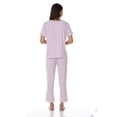 thumbnail image 4 of Flora Nikrooz 2 Piece Short Sleeve Capri PJ Set, 4 of 8