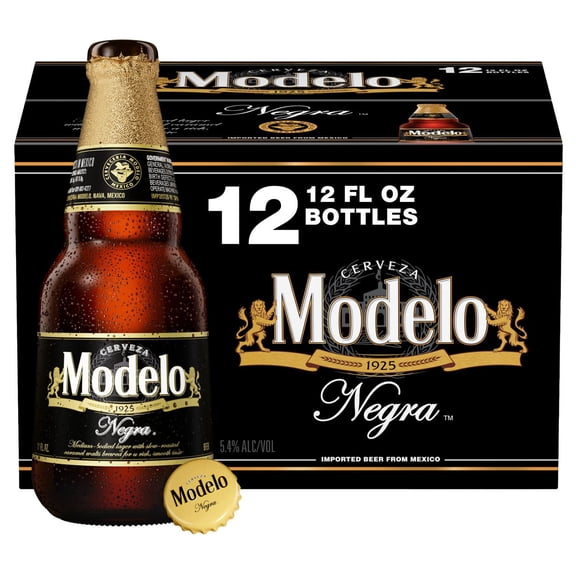 Modelo Negra Mexican Amber Lager Beer, 12 fl. oz. bottle, 12 pk.