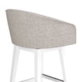 thumbnail image 19 of HH2 Home Upholstered Barrel Back Wood Adjustable Height Swivel Bar Stool, 19 of 19