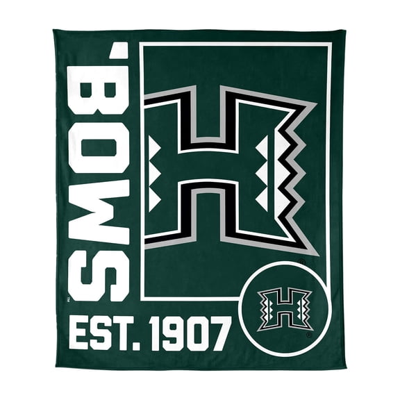Logo Brands Hawaii Rainbow Warriors 60"x70" Super Plush Blanket