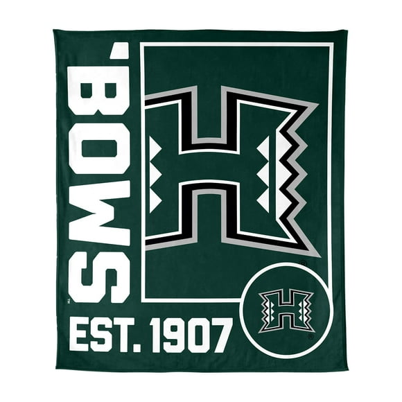 Logo Brands Hawaii Rainbow Warriors 60"x70" Super Plush Blanket