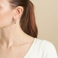 thumbnail image 8 of Huggie Hoop & Paperclip Earring Set in Sterling Silver, 8 of 8