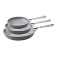 thumbnail image 1 of Member's Mark 3-Piece Modern Ceramic Fry Pan Set, Assorted Colors, 1 of 5
