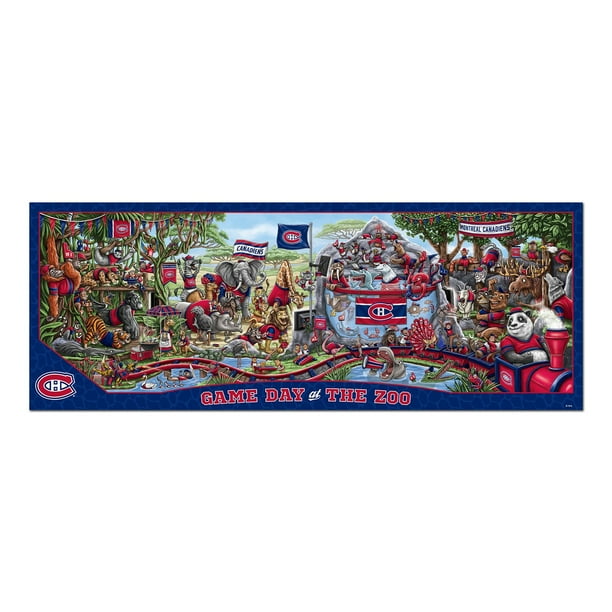 YouTheFan NHL Game Day At The Zoo 500pc Puzzle, Assorted Teams