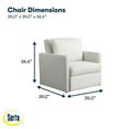 thumbnail image 3 of Serta Brady Convertible Sleeper Chair, 3 of 9