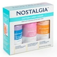thumbnail image 1 of Nostalgia Cotton Candy Flossing Sugar - Grape, Pink Bubble Gum, Orange - 3 Pack, 1 of 5