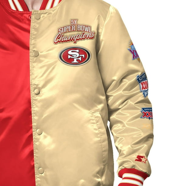San Francisco 49ers Adult Starter Commemorative Jacket